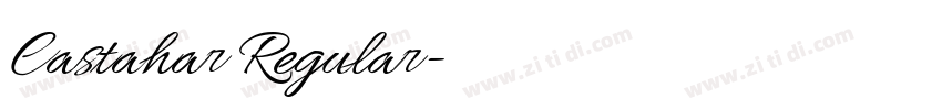 Castahar Regular字体转换 Castahar Regular字体转换